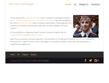 Tablet Screenshot of johnpaulhandrigan.net